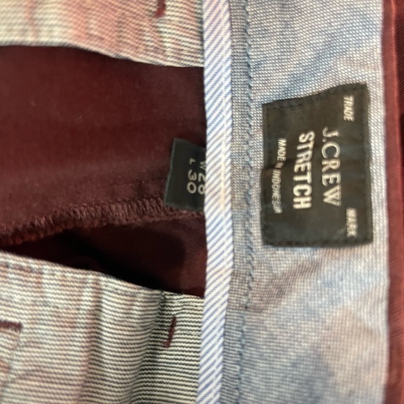 J. Crew Men's Chinos - Burgundy - Picture 5 of 10